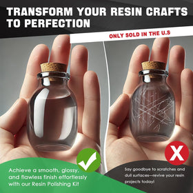 Evlisrtpk epoxy polish compound jar for fine scratch removal and gloss