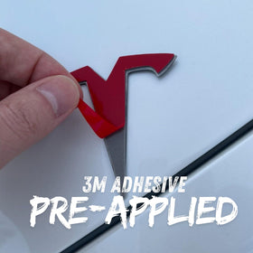 EVMIZE T logo on Tesla in street setting showing stylish stealth benefit