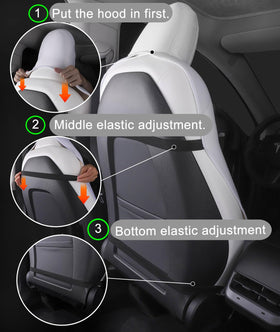 EVMODS seat cover with dog on seat protecting leather from pet hair and paw marks