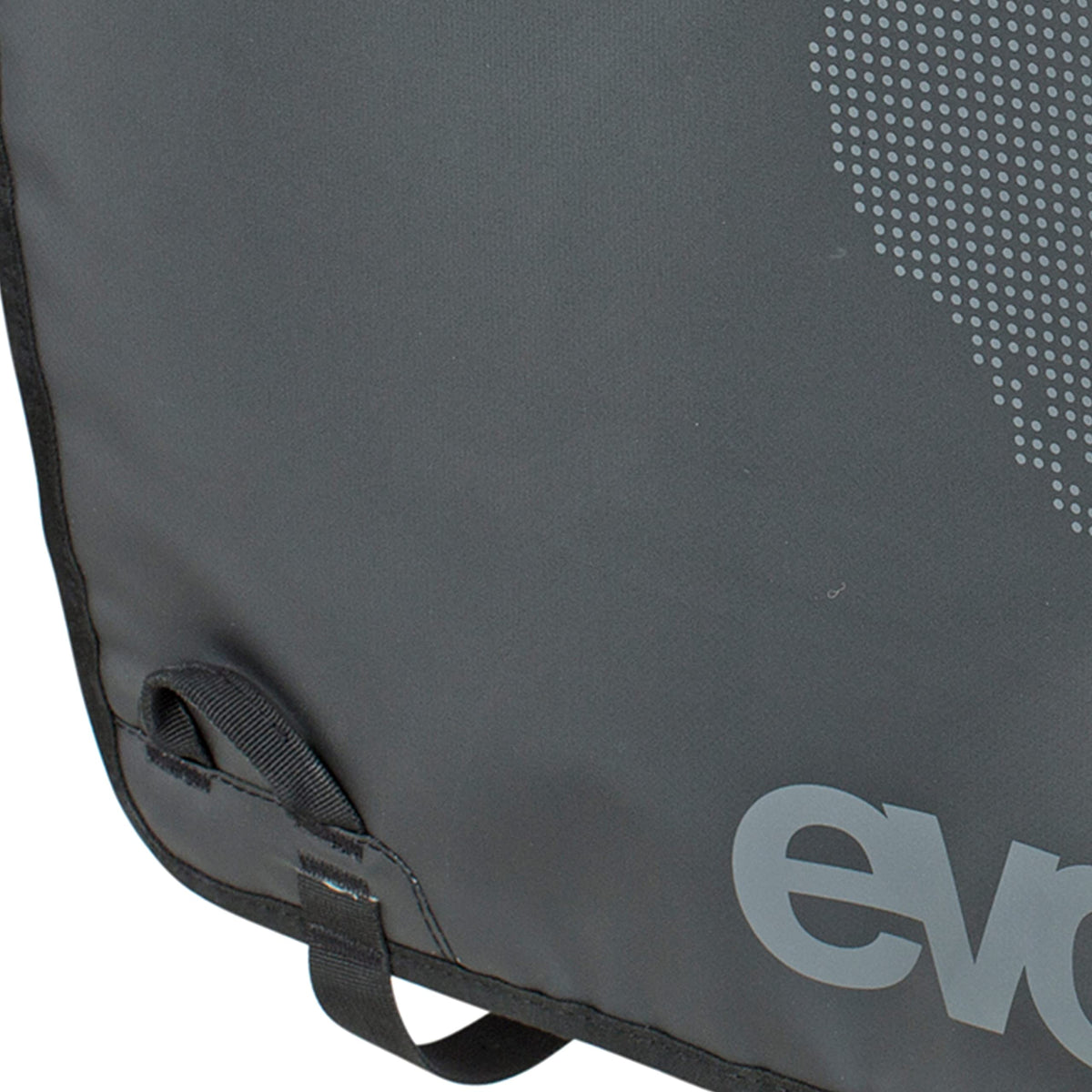 EVOC pad next to ruler size comparison for correct pickup fit benefit