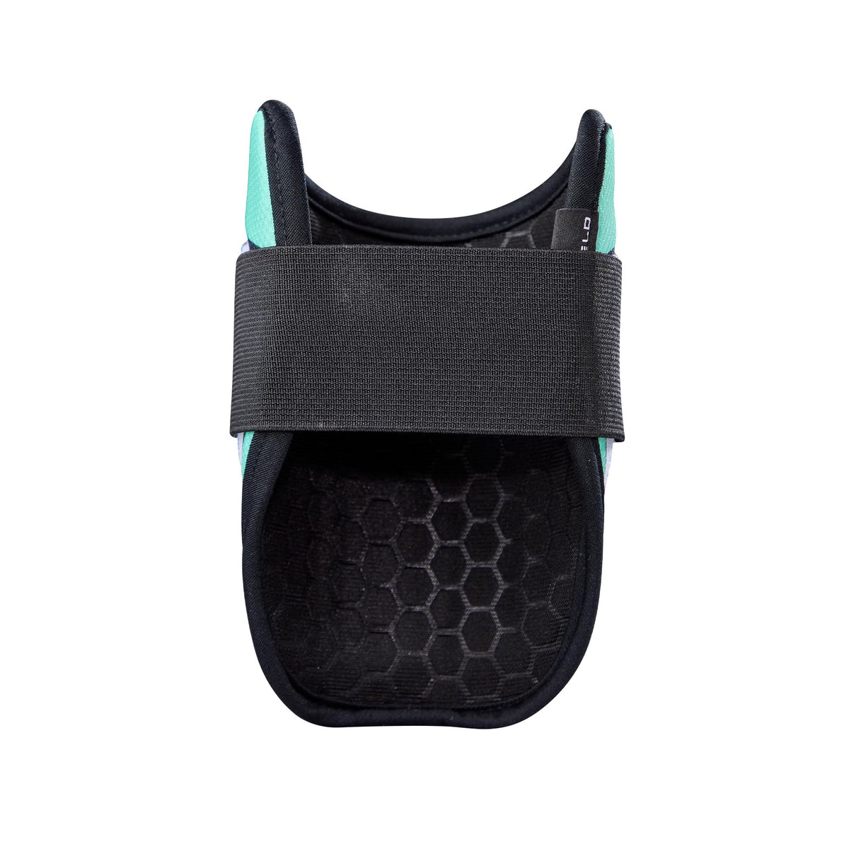 EvoShield Seafoam guard worn by youth player showing protection in action
