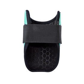 EvoShield Seafoam guard worn by youth player showing protection in action