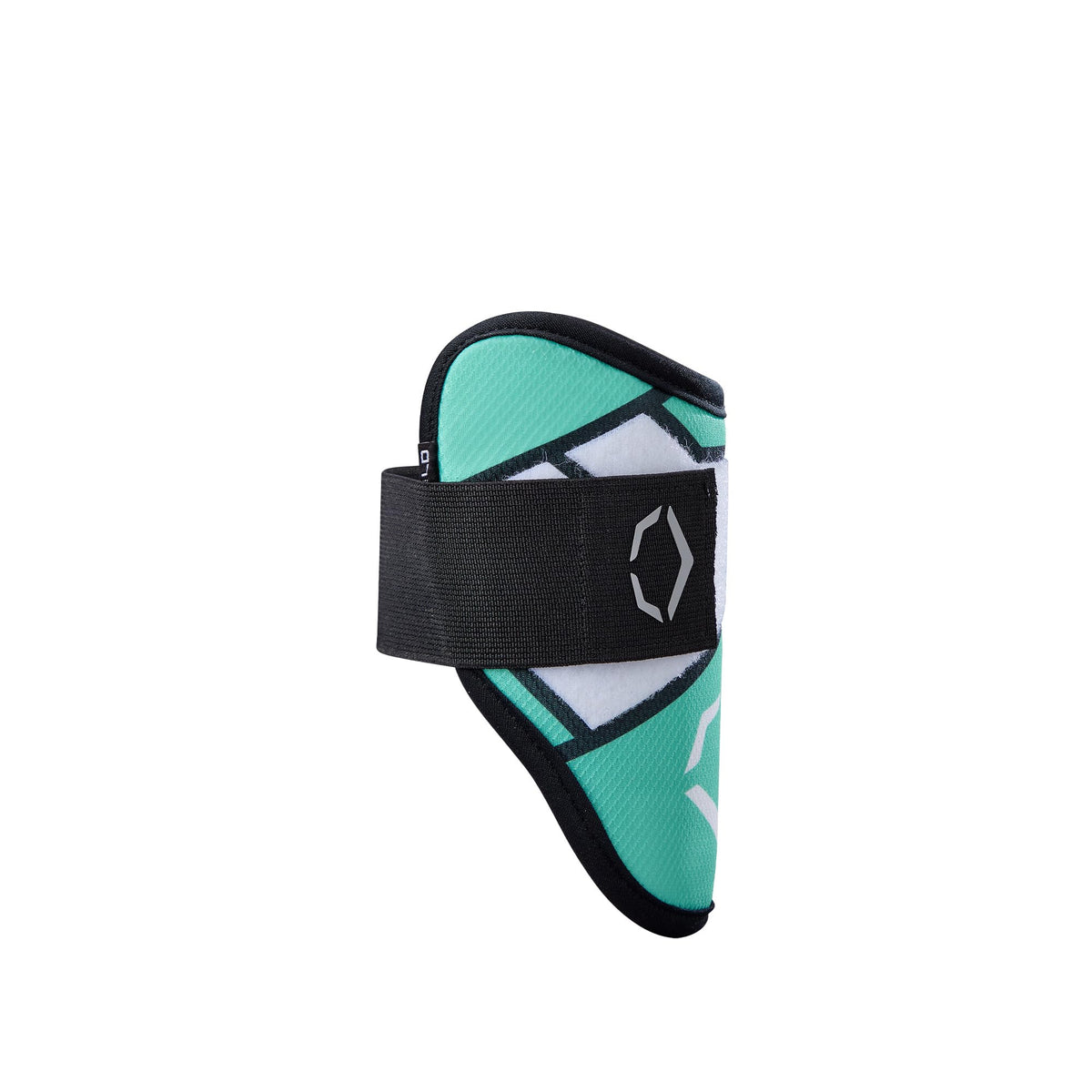 EvoShield single-strap closure on Seafoam guard for secure fit