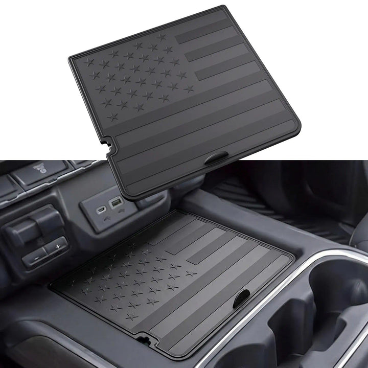 EVPLNT front view of center console cover showing OEM look and neat fit