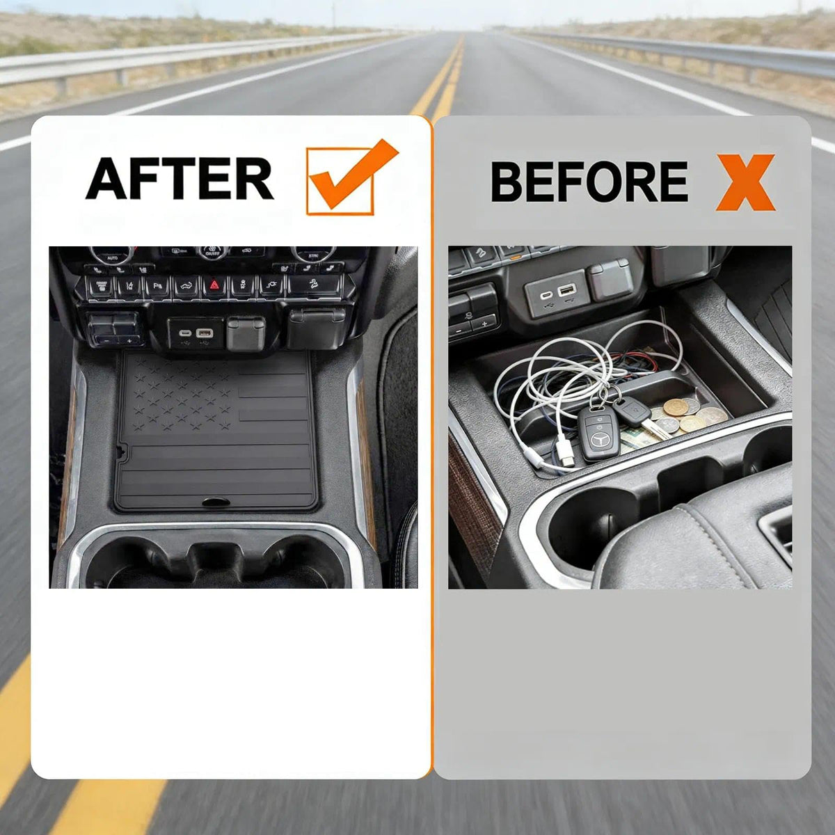 EVPLNT lift tab in use for easy removal and quick access to storage
