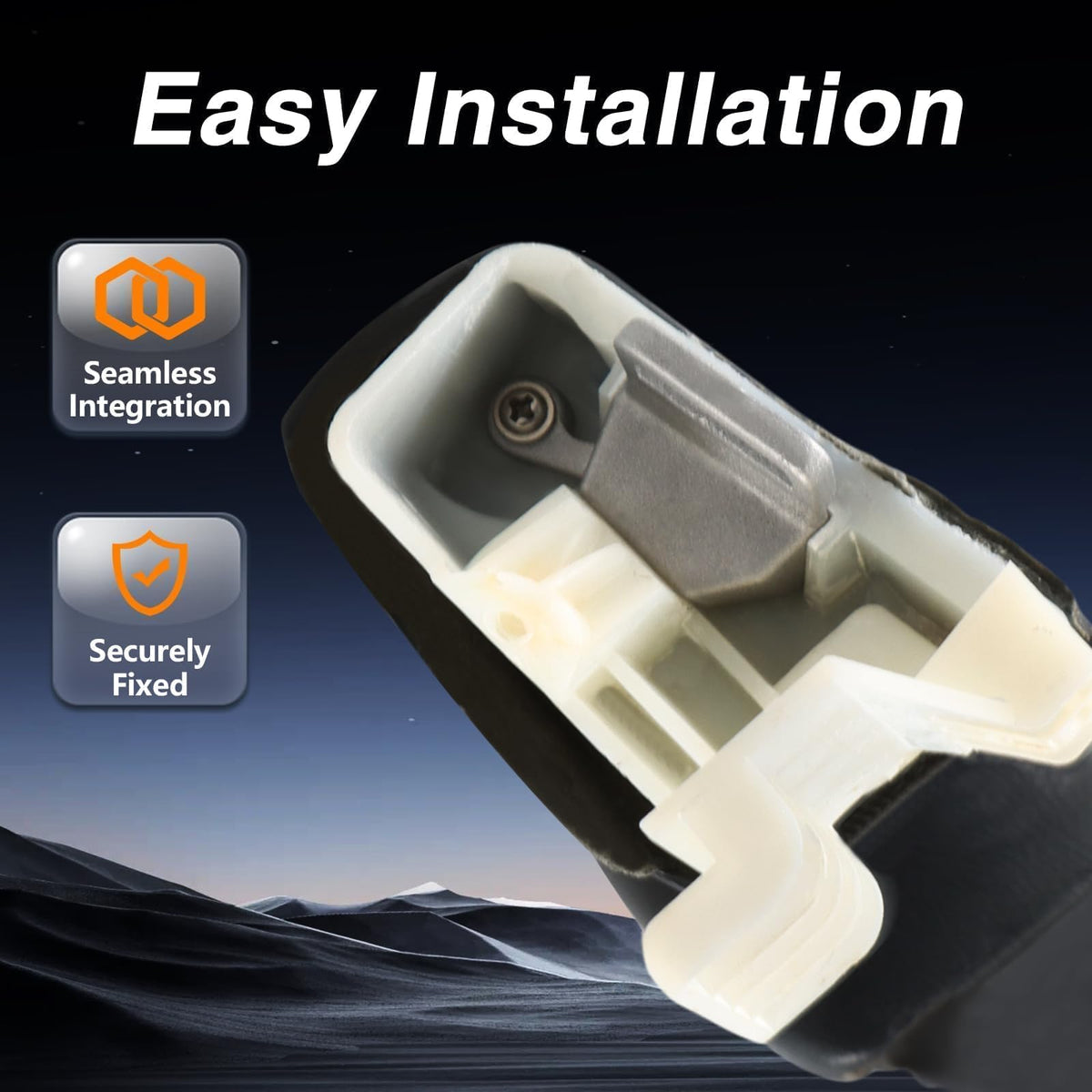 EVRBUL clips and screws arranged to show all parts included for complete repair