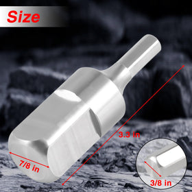 EVRBUL close-up of heat-treated spline showing hardened steel for long-lasting strength