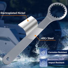 EVRBUL close-up of nickel-plated finish highlighting corrosion resistance and durable surface