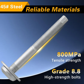 EVRBUL close-up of bolt threads demonstrating precise fit and reliable hold