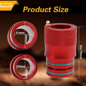 EVRBUL copper nipple detail designed to resist clogging and ensure reliable flow