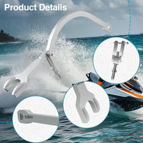 EVRBUL tool being used on a Sea-Doo drive shaft to safely extract ring