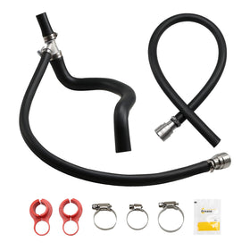 EVRBUL front assembly overview showing entire heater hose kit and benefits of complete replacement