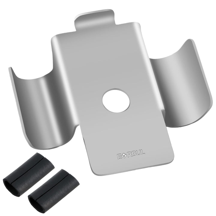 EVRBUL front view clip retainer showing solid stainless steel construction and durability