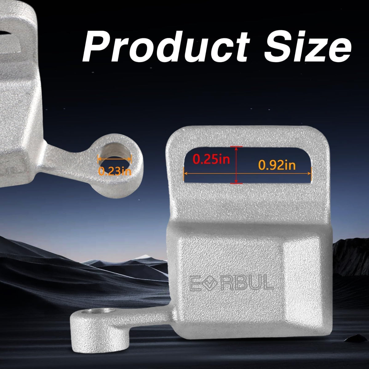EVRBUL clip installed in door armrest demonstrating restored stability and fit