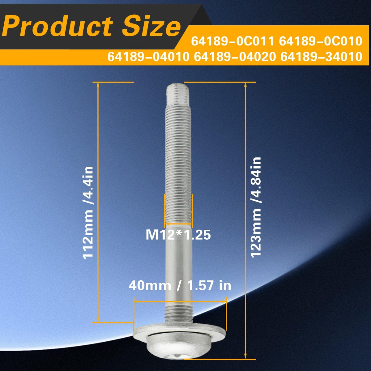 EVRBUL image of OEM part numbers on label confirming compatibility benefit