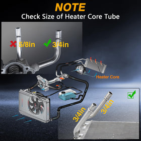 EVRBUL installed connector on heater tube demonstrating secure fit