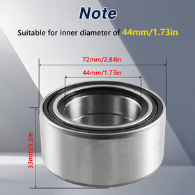 EVRBUL size comparison with ruler proving 44mm bearing compatibility