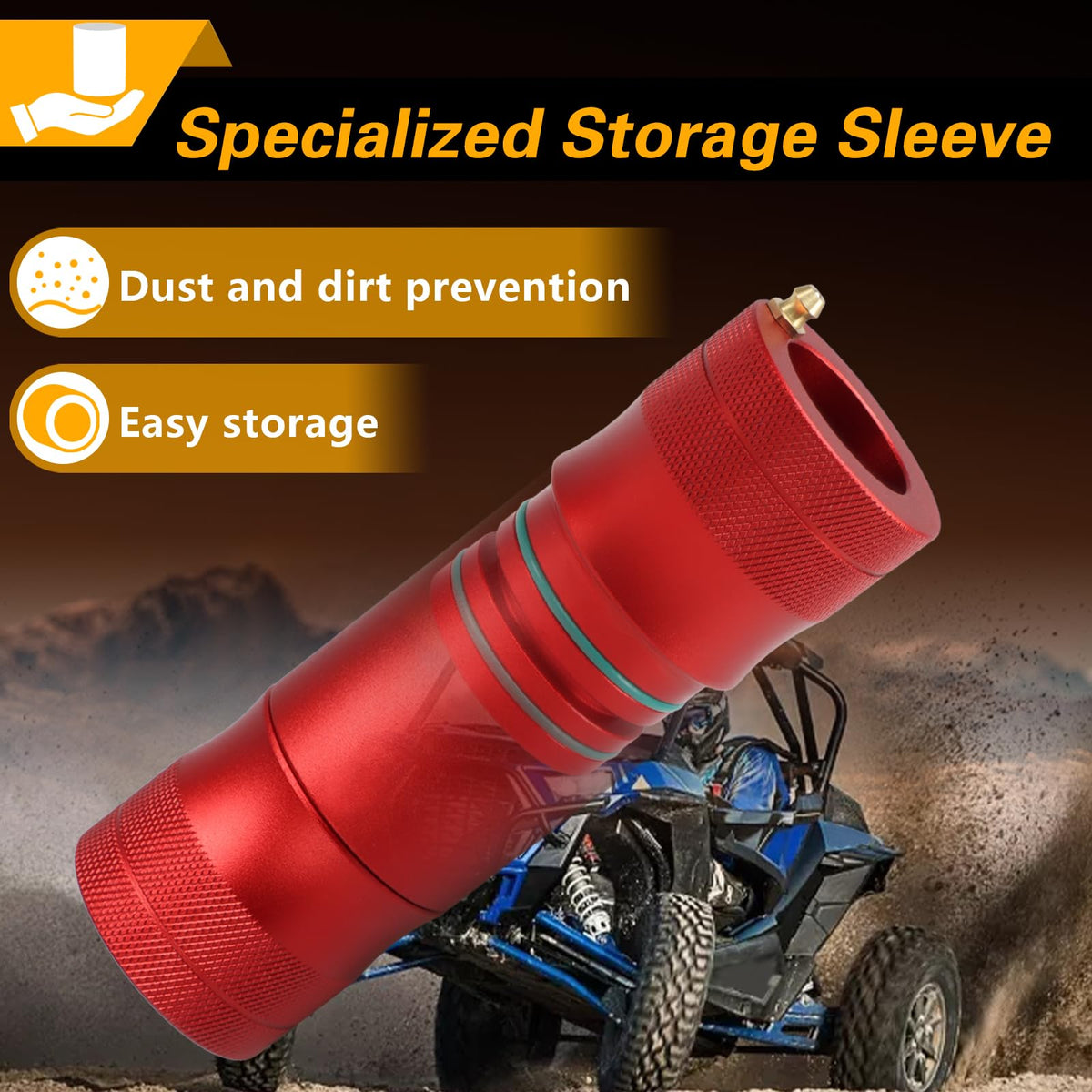 EVRBUL tool inserted into axle demonstrating faster, no-remove greasing benefit