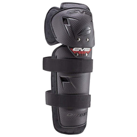 EVS Option knee guard close-up of reinforced TPR hinge for natural mobility