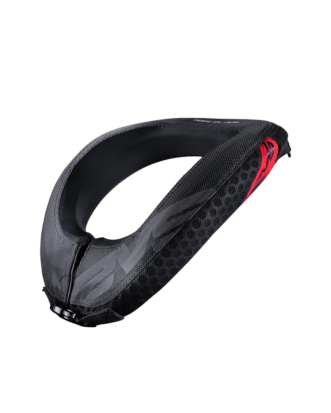 EVS R2 front view showing collar shape and stability benefit