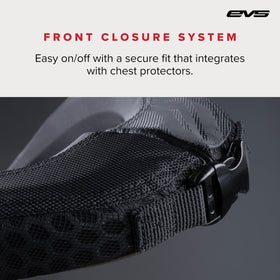 EVS R2 next to an adult hand showing youth size and lightweight portability benefit