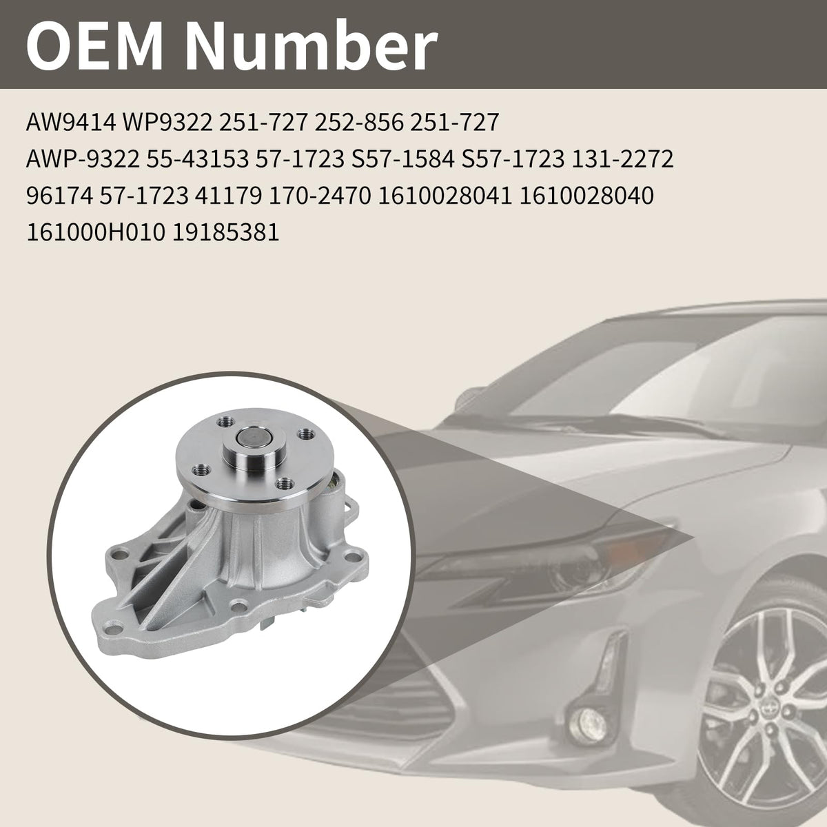 EvTok AW9414 installed in engine bay demonstrating direct-fit replacement benefit