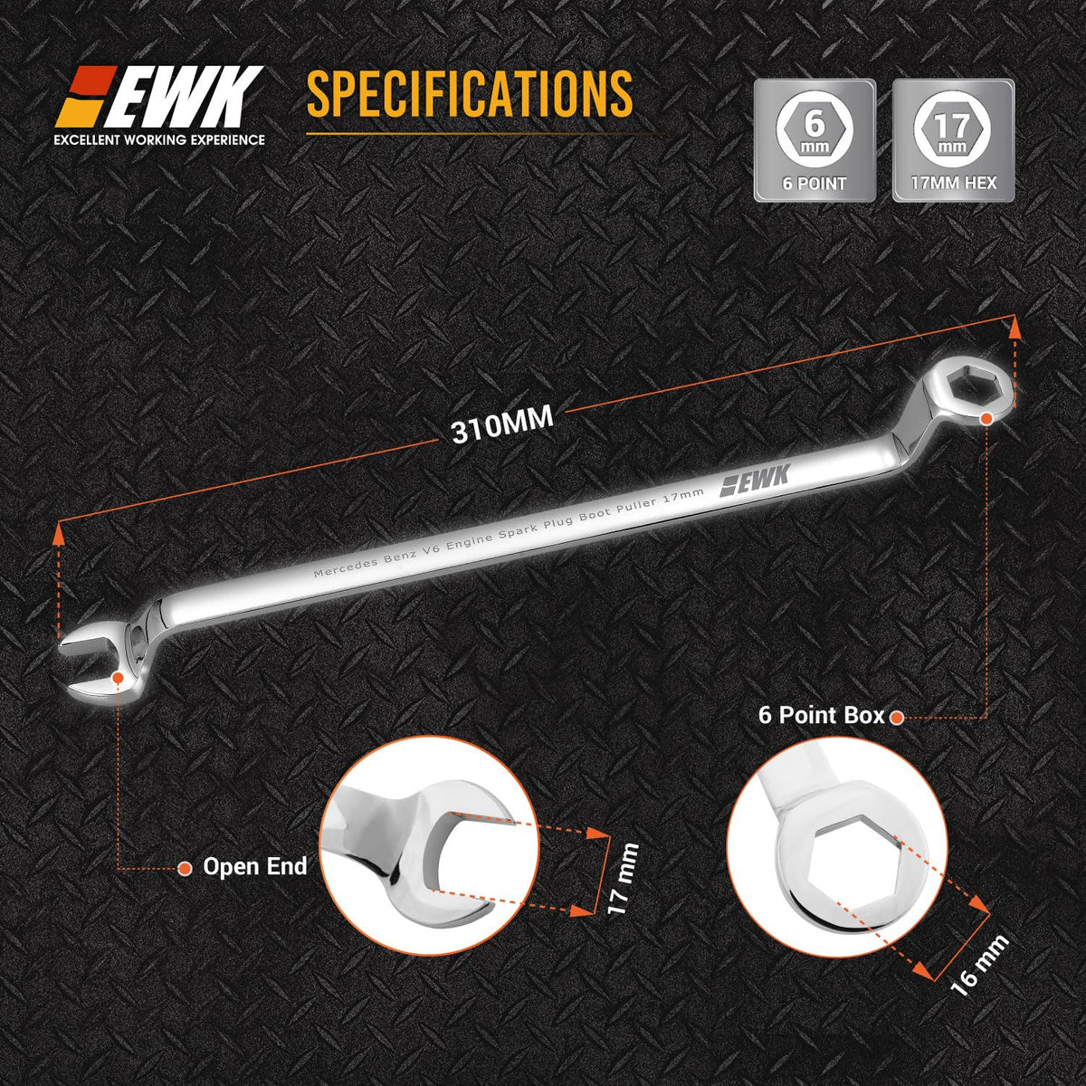 EWK close-up of boot puller grip protecting boots during removal