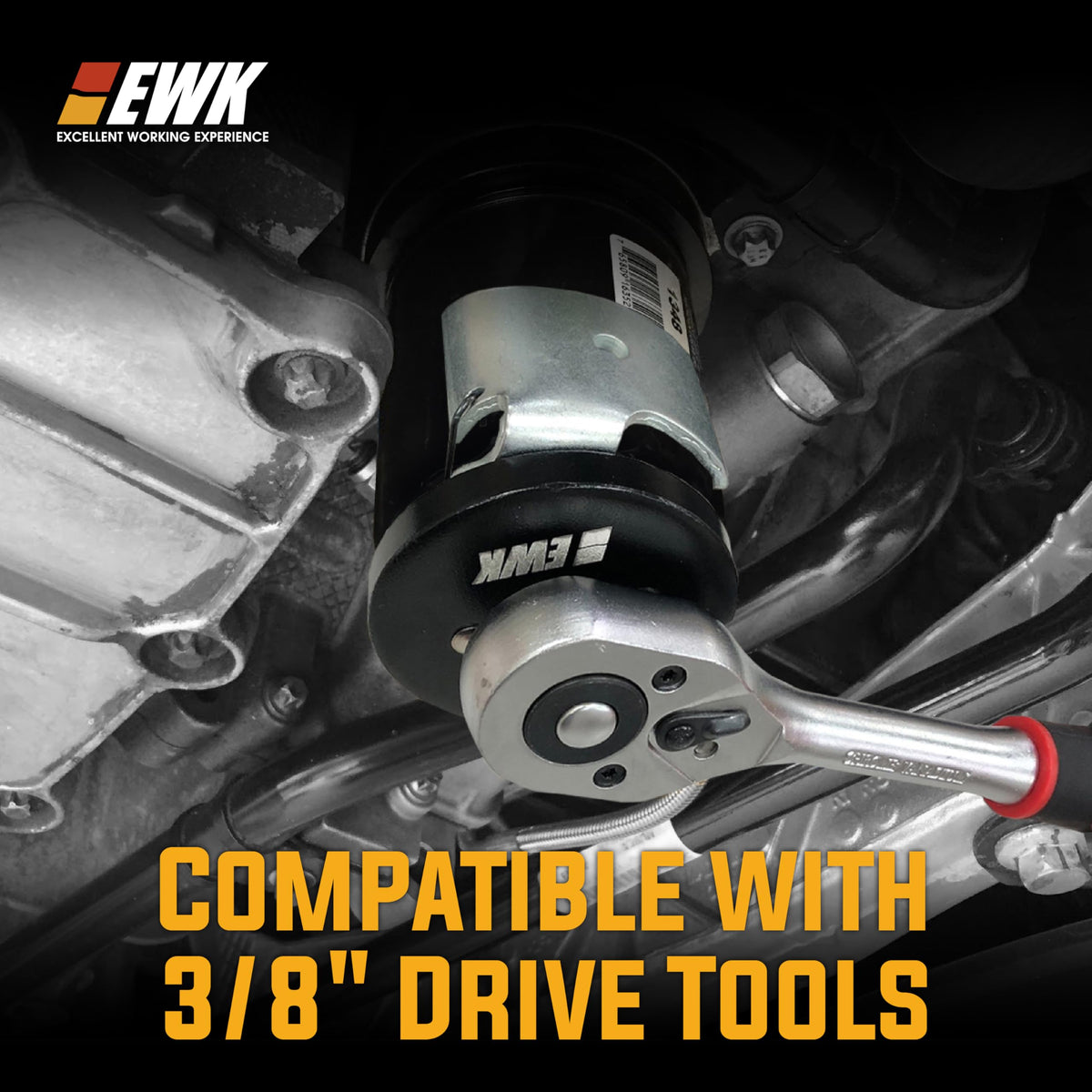 EWK forged steel texture highlighting durable construction and long life