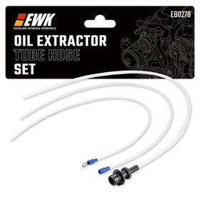 EWK front view of three replacement hoses showing fit and length benefit
