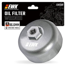 EWK front view of 86.6mm cup wrench showing full-face engagement benefit