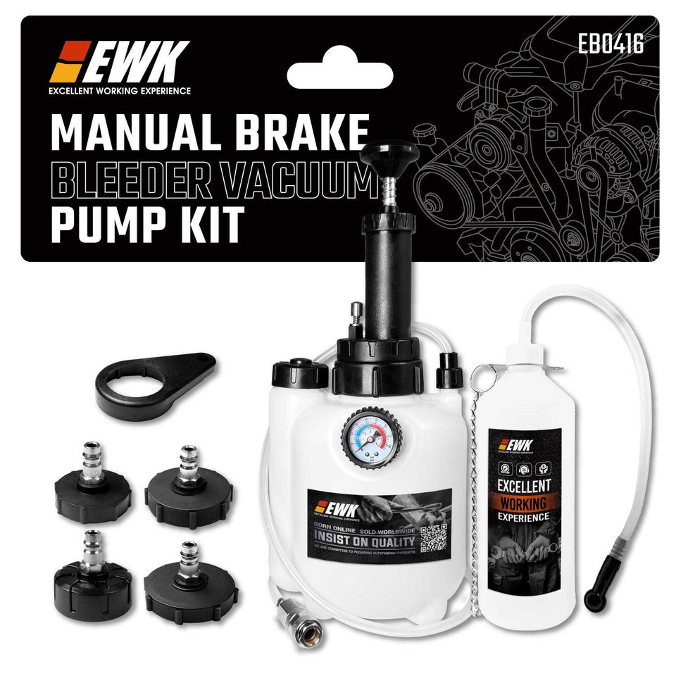 EWK front view complete kit showing components and organized layout for fast setup