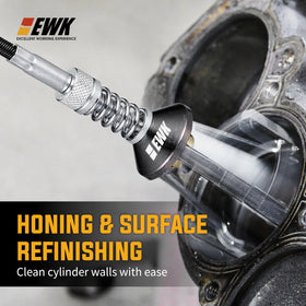 EWK knurled adjustment wheel detail demonstrating precise pressure control advantage
