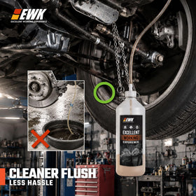 EWK master cylinder adapters lined up to fit multiple reservoir sizes for compatibility