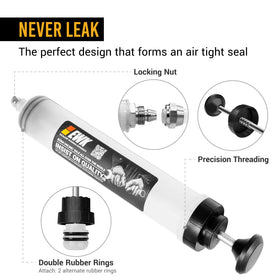 EWK non-drip cap and clear chamber detail preventing messy transfers