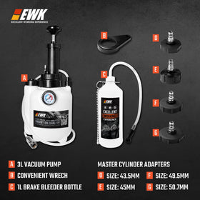EWK pressure gauge closeup displaying readable dial for accurate pressure control