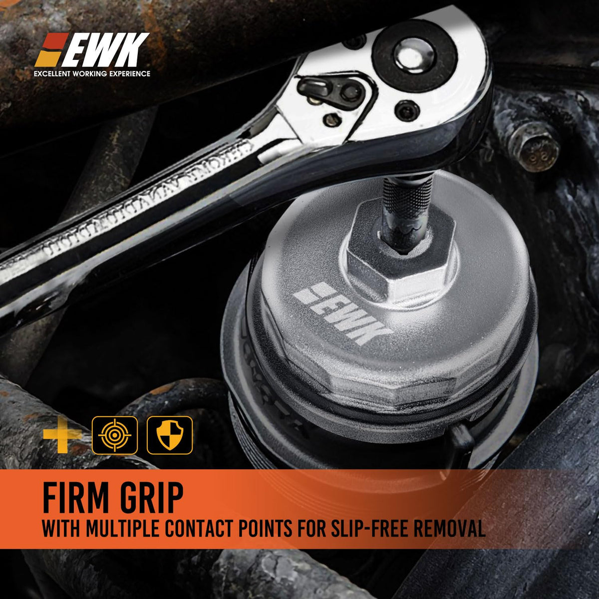 EWK side profile display of forged aluminum matte finish for corrosion resistance benefit
