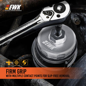 EWK side profile display of forged aluminum matte finish for corrosion resistance benefit