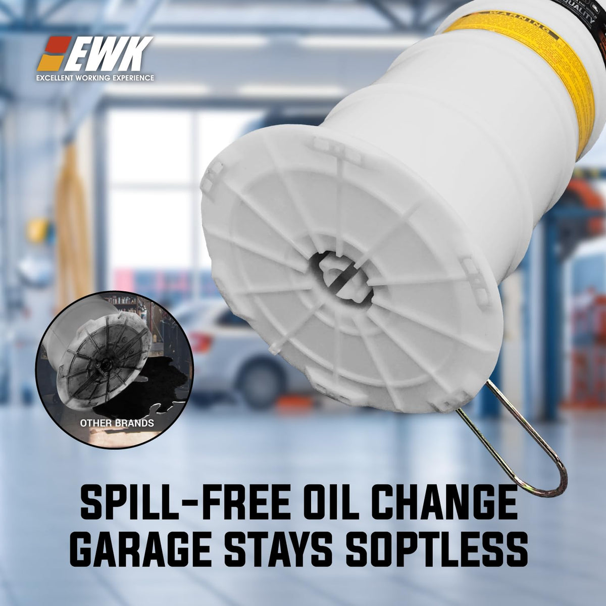 EWK suction tubes detail illustrating interchangeable lengths for deep reach