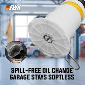 EWK suction tubes detail illustrating interchangeable lengths for deep reach