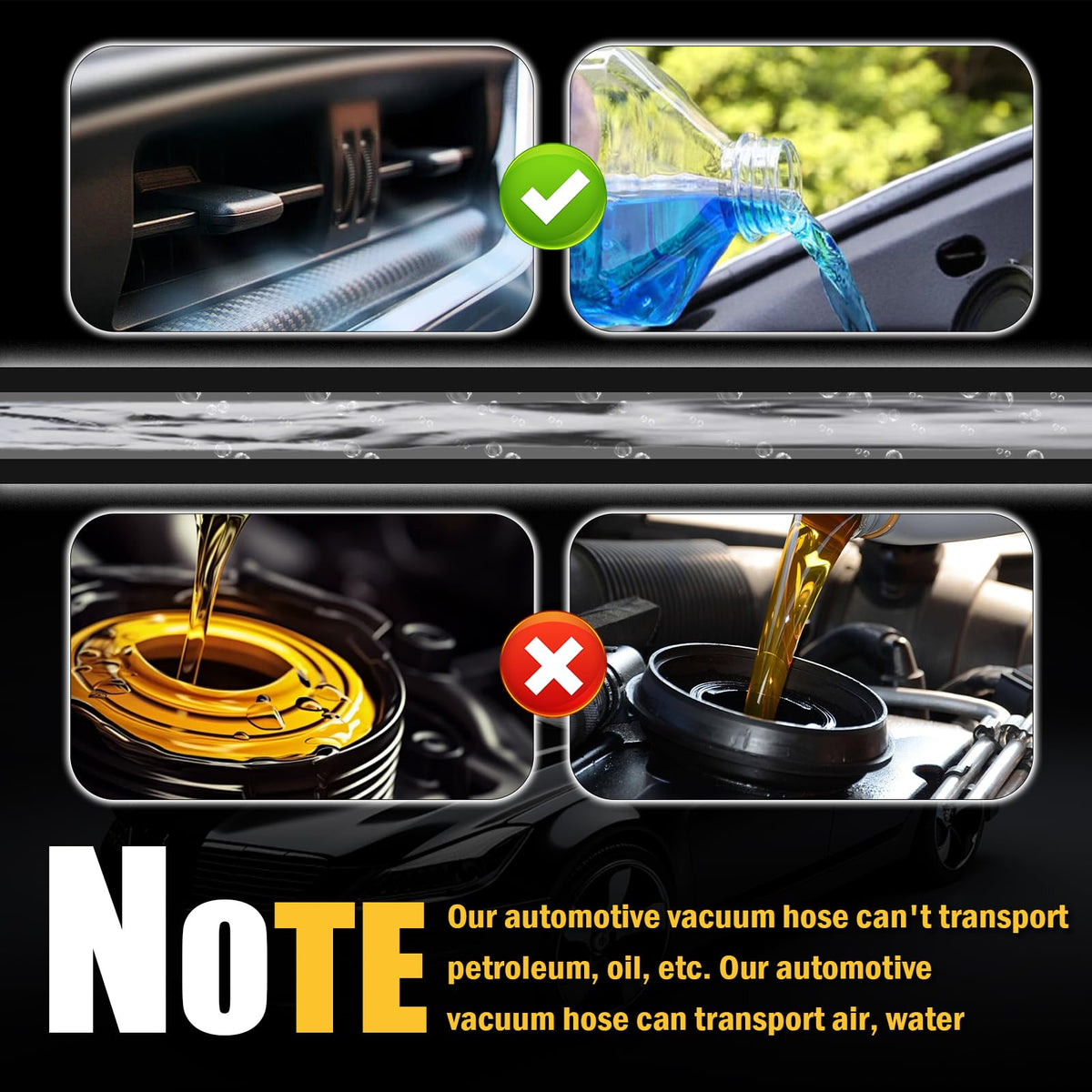 EWOJUYE vacuum tee installed on port demonstrating leak-free connection benefit