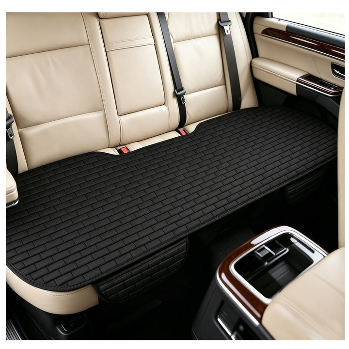 EWOJUYE rear seat cover front view showing full coverage and neat finish