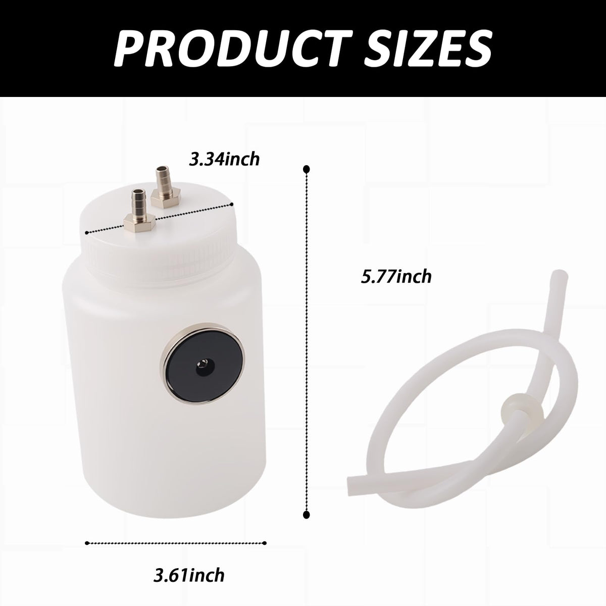 EWOJUYE magnet attached to caliper keeping bottle stable for hands-free use