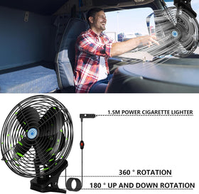 EWUTYT clip mounted on sunvisor demonstrating secure fit and hands-free convenience