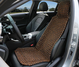 EXCEL LIFE front view of beaded seat cover showing full-length protection and cooling benefit