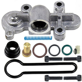 EXCELFU front kit layout showing blue spring and hardware for easy install