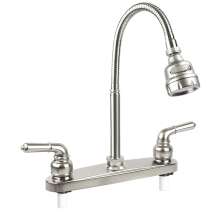 EXCELFU front view of faucet showing compact design and easy mounting