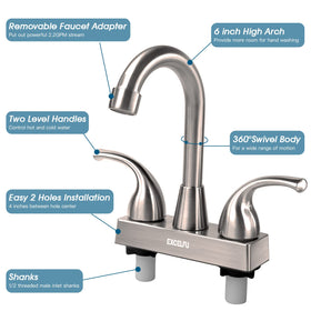 EXCELFU lever handles closeup demonstrating precise temperature control