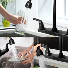 EXCELFU mounted in camper sink illustrating how it fits standard RV installations