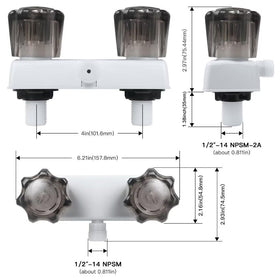 EXCELFU mounted in RV shower lifestyle showing space-saving fit