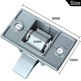 EXCELFU bracket next to ruler showing 3-1/2 inch by 2 inch base for scale